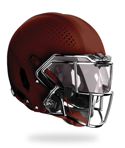 Vicis Zero2 Elite Youth Football Helmet with Titanium Facemask & Oakley Eye Shield- Matte Colors