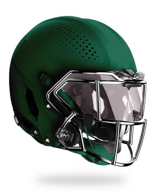 Vicis Zero2 Elite Youth Football Helmet with Titanium Facemask & Oakley Eye Shield- Matte Colors
