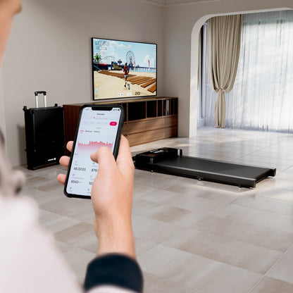 DeerRun Z20 Foldable Walking Pad Treadmill – Ultra Compact with LED Display