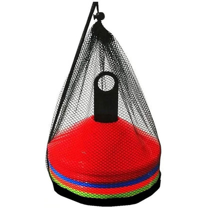 Agility Cones. 12 Pack W/ STAND & Mesh Bag