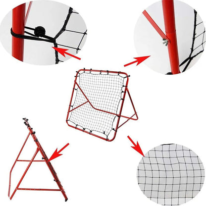 Rebound Net, 3.4 ft (1 m), Easy Assembly, Soccer, Wall Rebounder Practice Net