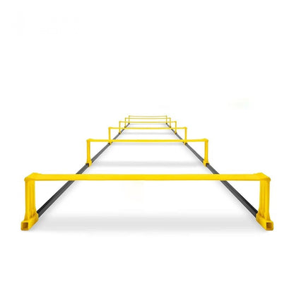 Adjustable 2 In 1  Agility Training Speed Ladder W/6 Rungs