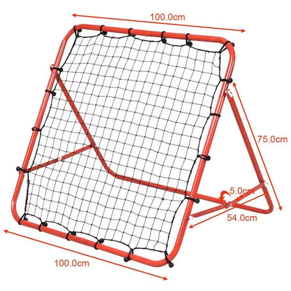 Rebound Net, 3.4 ft (1 m), Easy Assembly, Soccer, Wall Rebounder Practice Net