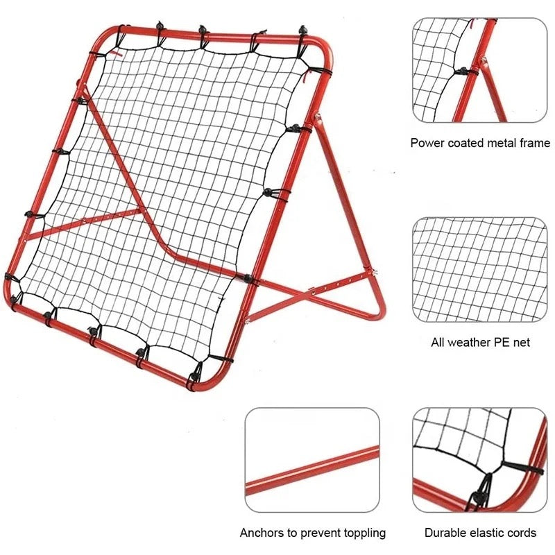 Rebound Net, 3.4 ft (1 m), Easy Assembly, Soccer, Wall Rebounder Practice Net