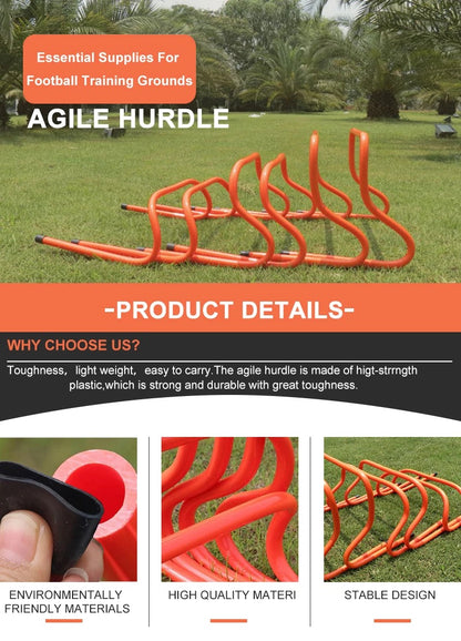 Training Agility Hurdles 6”,9”,12” 5pcs