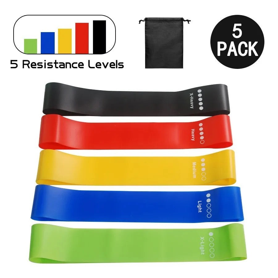 AVA LU YOGA & Fitness: Five Pack Resistance Training Bands