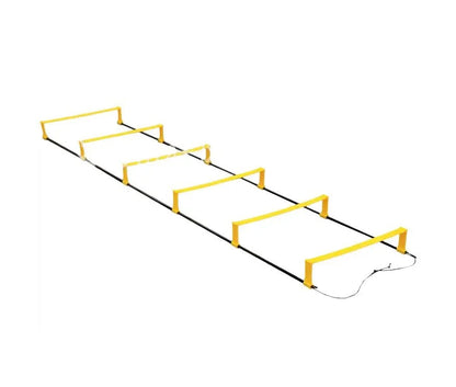 Adjustable 2 In 1  Agility Training Speed Ladder W/6 Rungs