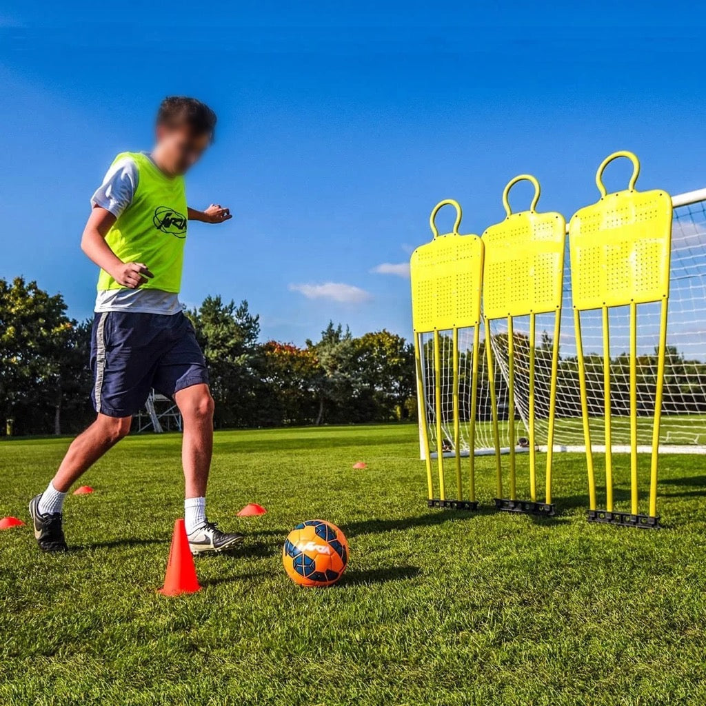 Football Training Dummy Wall Agility Metal Wall Goal Mannequin Kicking Target With Base Dummies