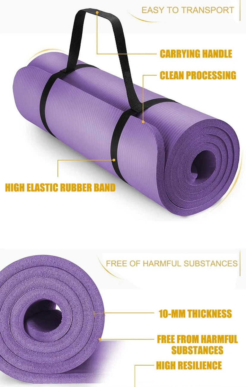 Ava Lu Yoga & Fitness: Thick Anti -Tear Yoga Mats