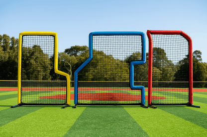 Pro 5′ × 7′ Baseball L-Screen with Head Protector