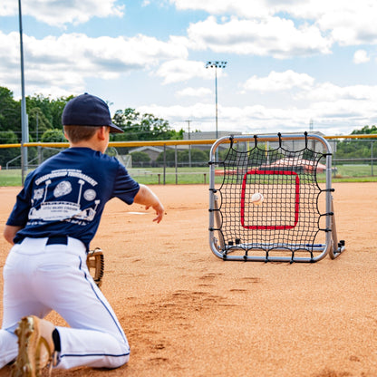 3x3 Baseball & Softball Rebounder + Free Training Videos | Portable Fielding Trainer