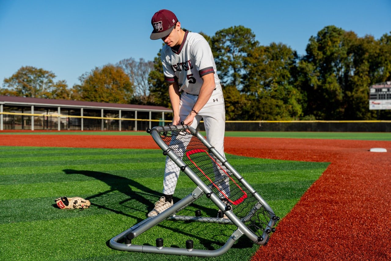 3x3 Baseball & Softball Rebounder + Free Training Videos | Portable Fielding Trainer